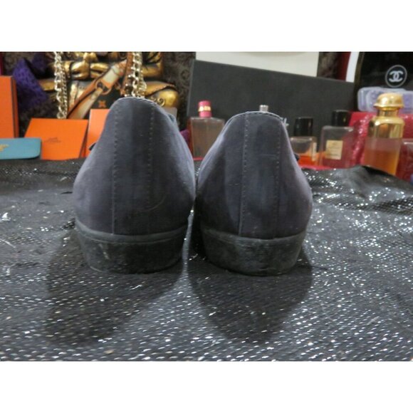 ROCKPORT Navy Suede Leather Mary Jane Slip On Casual Driving Shoes Moccasins 9.5 - Picture 4 of 11